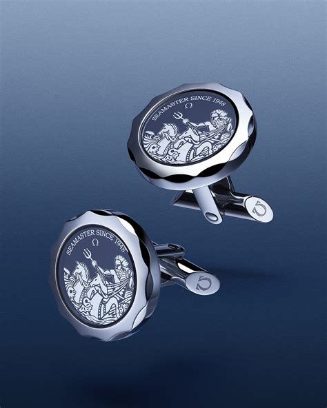 omega cufflinks seamaster|All Luxury Cufflinks .